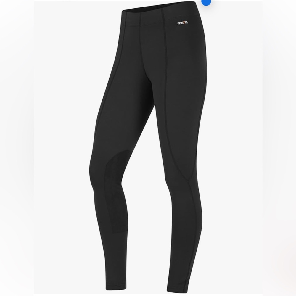 •KERRITS• Flow Rise Knee Patch Performance Tight Black